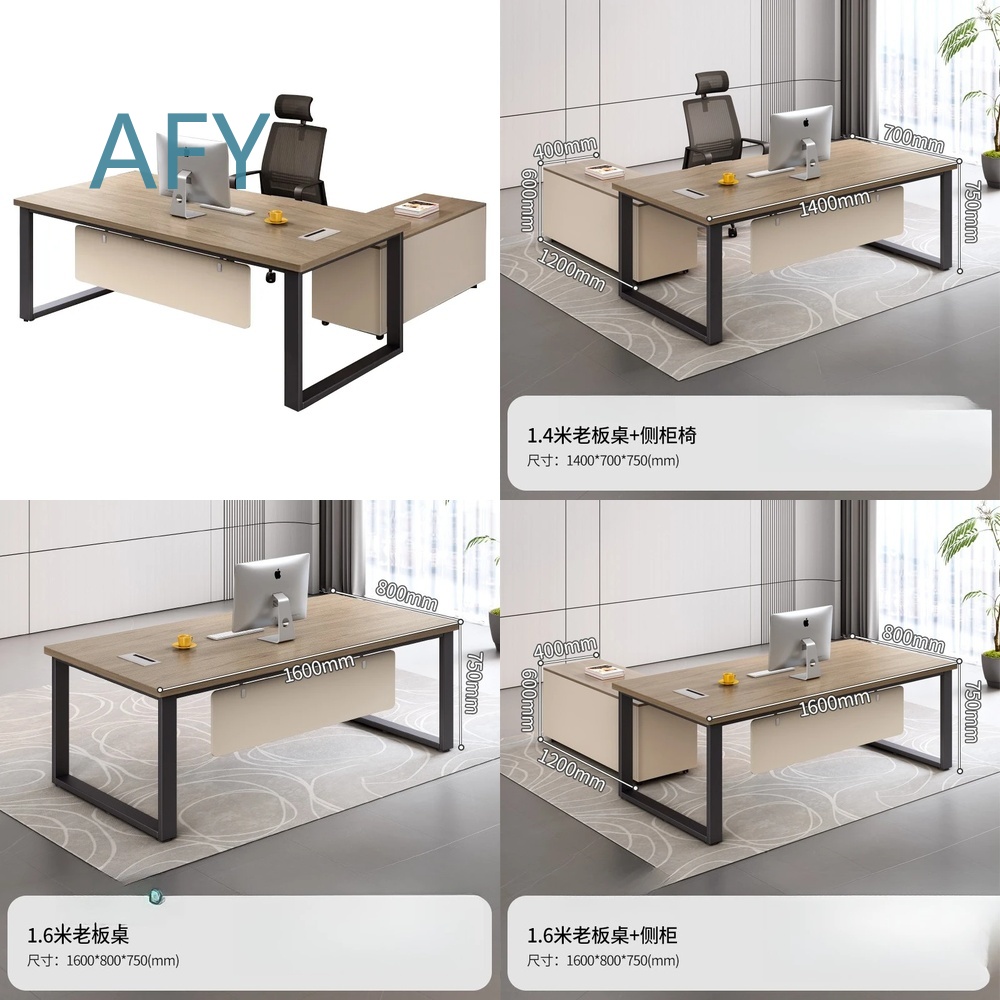 Desk Setup L Shaped - Zestaw biurkowy dla kierownika do stacji