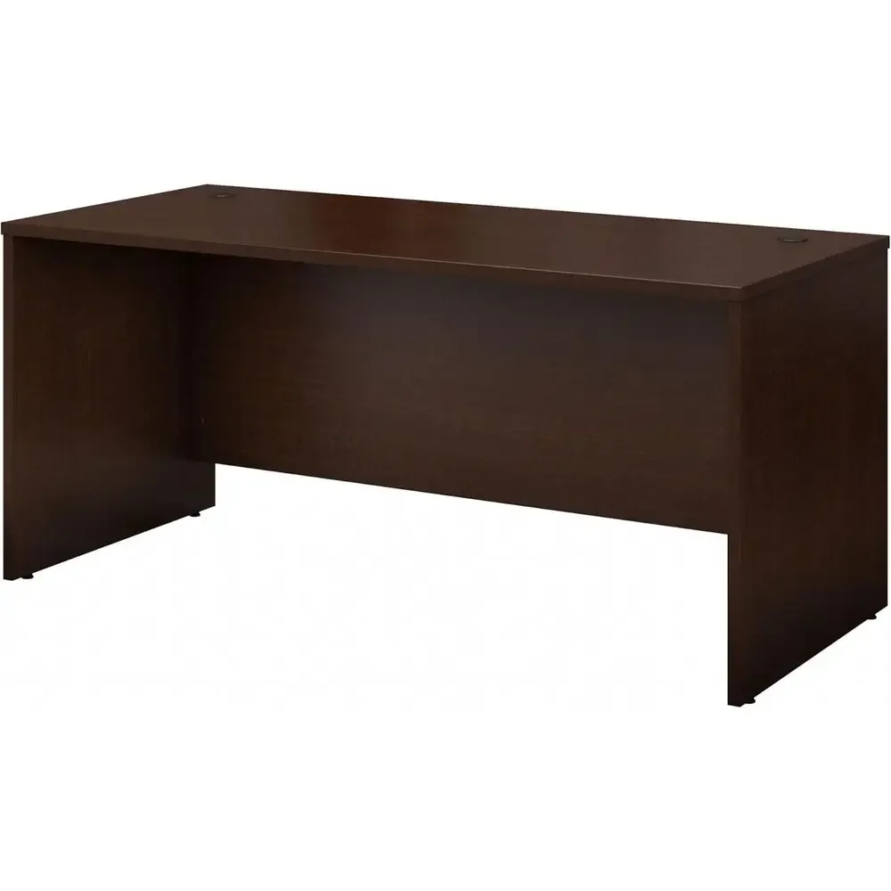 Desk Setup Workspace - Biurko biurowe 66W Mocha Cherry, idealne