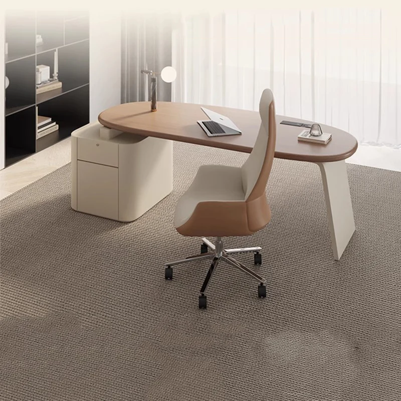 Desk Setup L Shaped - Sypialnia Biurko na laptopa Szafki na