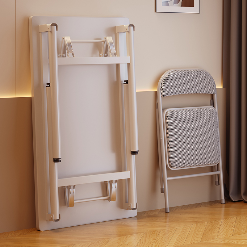 Desk Setup L Shaped - Składane biurko AOLIVIYA, bez konieczności montażu,