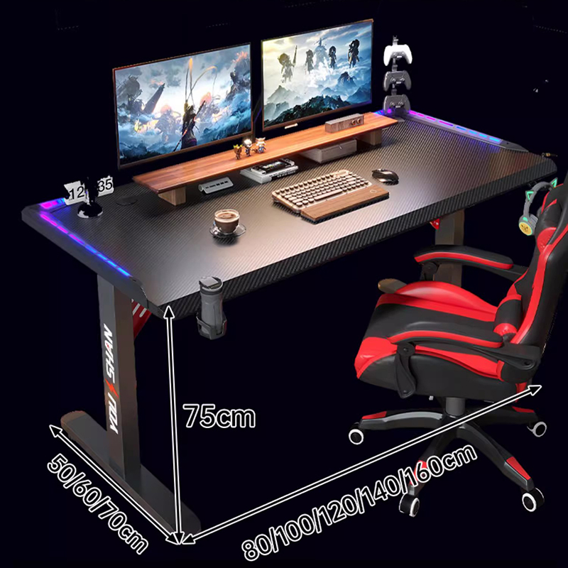 Desk Setup L Shaped - Stół z Podnoszonym Blatem do Komputera