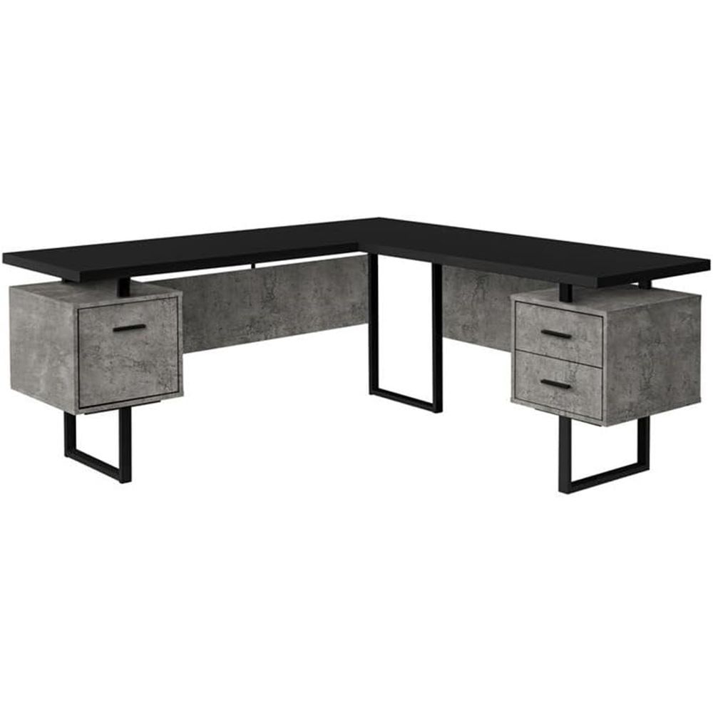 Desk Setup L Shaped - Biurko komputerowe w kształcie litery L,