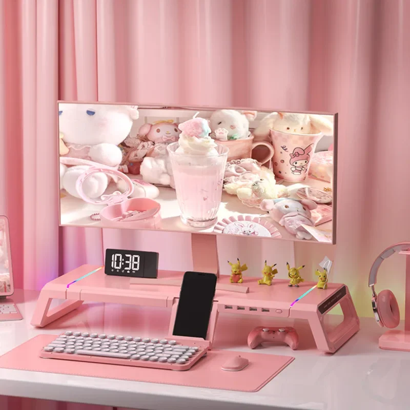L Shaped Desk Setup - Gorący stojak na monitor komputerowy z