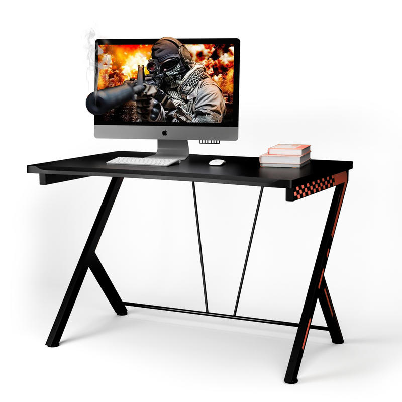 Desk Setup Ergonomics - Nowoczesne ergonomiczne biurko komputerowe, blat z