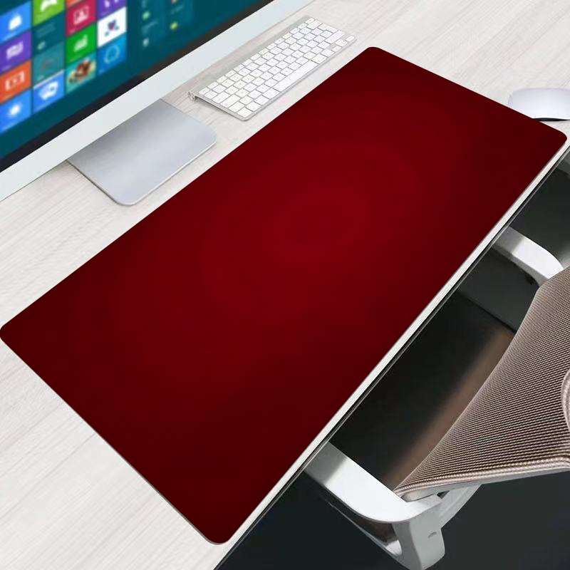 Desk Setup Red - Czerwona Podkładka Pod Mysz Biurowa Rozszerzona