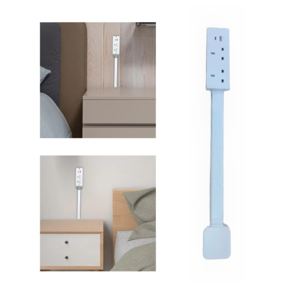 Power Strip Flat - Obracany o 180 stopni ° Przedłużacz