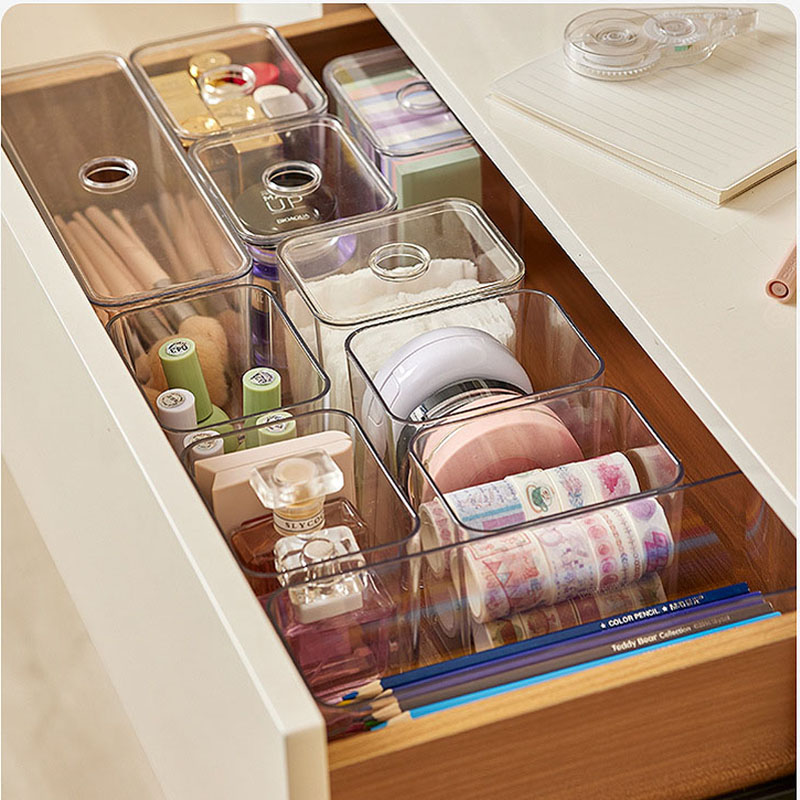 Desk Drawer Unit - Akrylowe plastikowe pudełko do przechowywania z