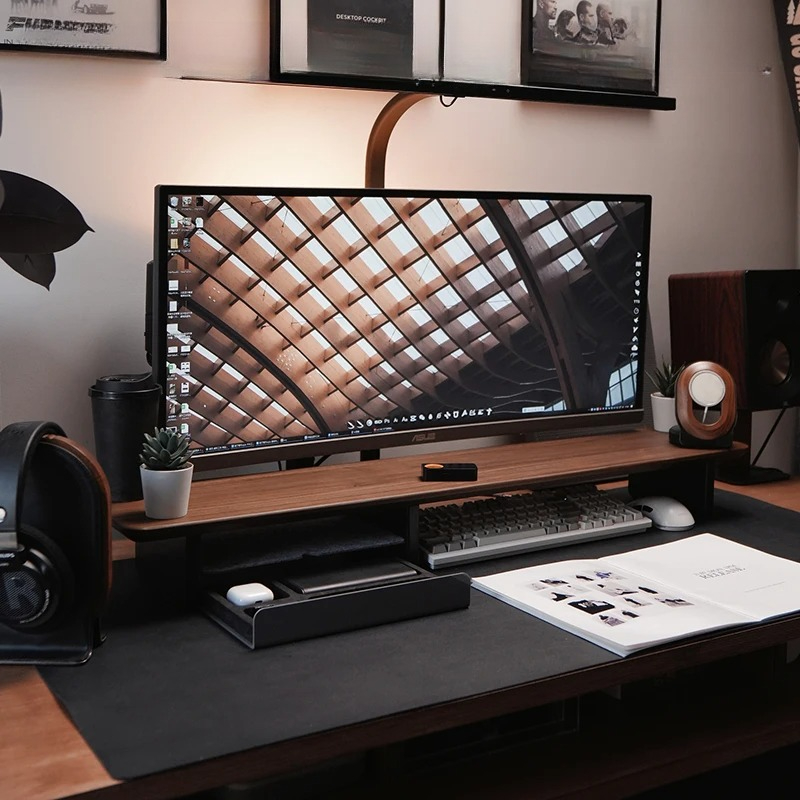 Stojak na monitor premium z sz – Desk Setup Workspace recenzja i cena