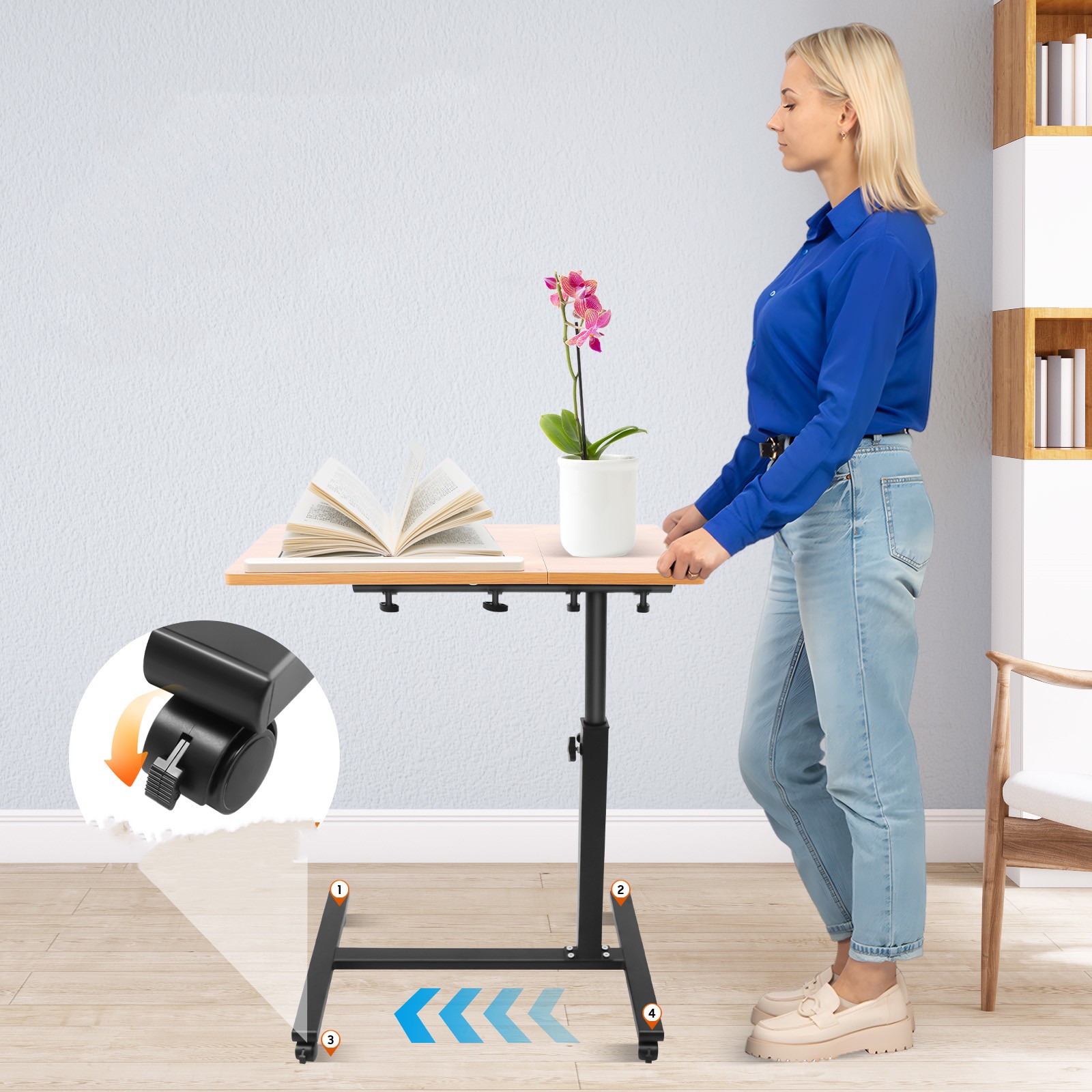 Regulowany stolik na laptopa,  – Desk Setup For Laptop recenzja i cena