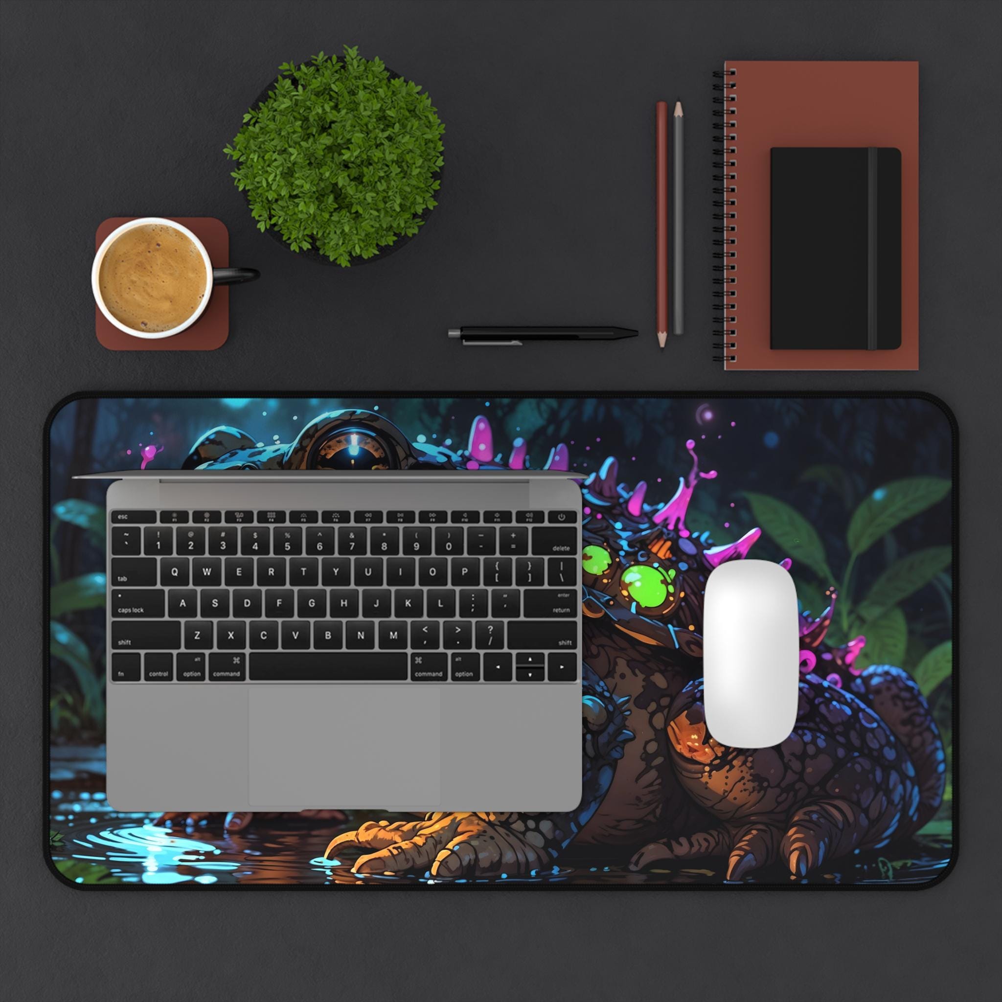 Urocza Mata na Biurko z Żabą N – Desk Setup Workspace recenzja i cena