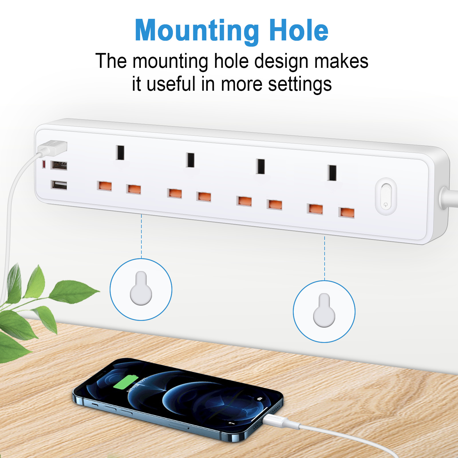 Listwa zasilająca Gniazdo elek – Power Strip Flat recenzja i cena