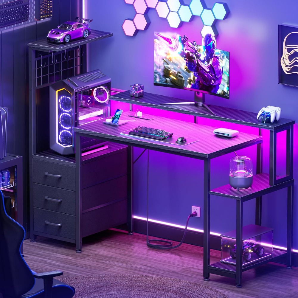 Biurko gamingowe 48 cali z moż – L Shaped Desk Setup recenzja i cena