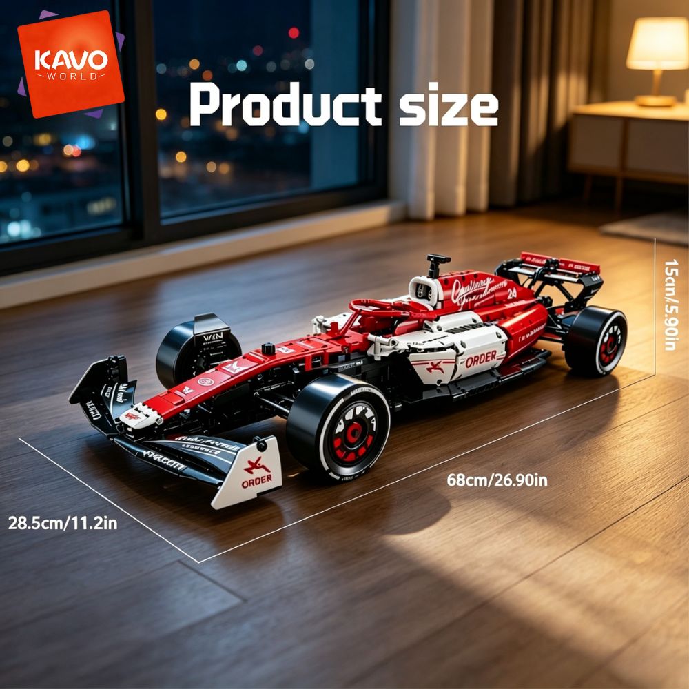 KAVOWORLD Formuła Czerwono-Bia – Desk Setup Red recenzja i cena