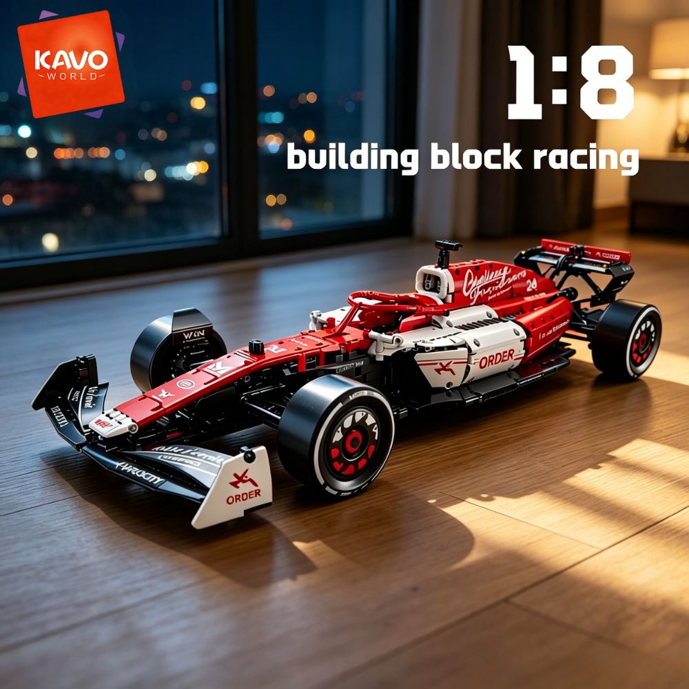 KAVOWORLD Formuła Czerwono-Bia – Desk Setup Red recenzja i cena