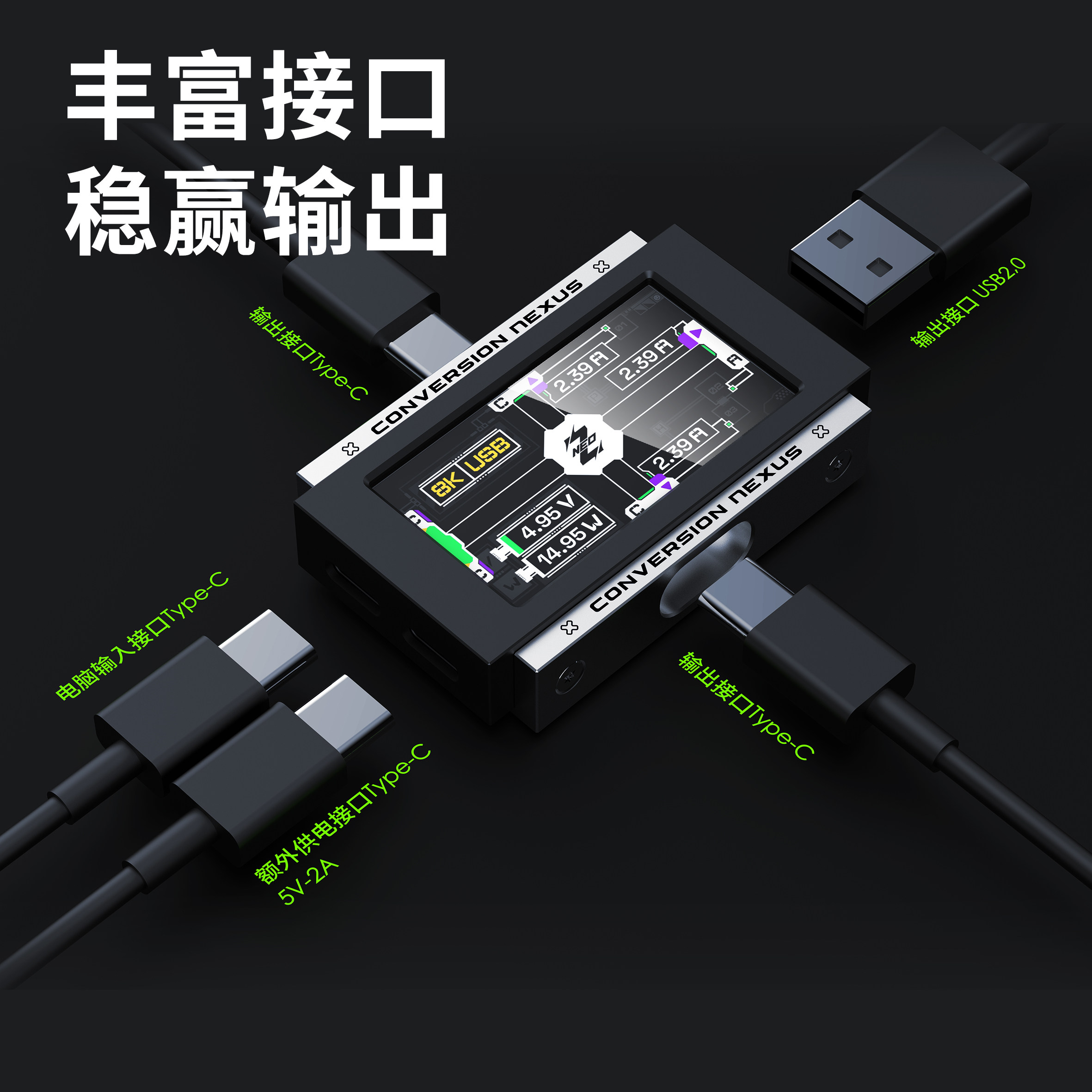 Hub USB do gier 2 wejścia 3 wy – Desk Setup For 2 Laptops recenzja i cena