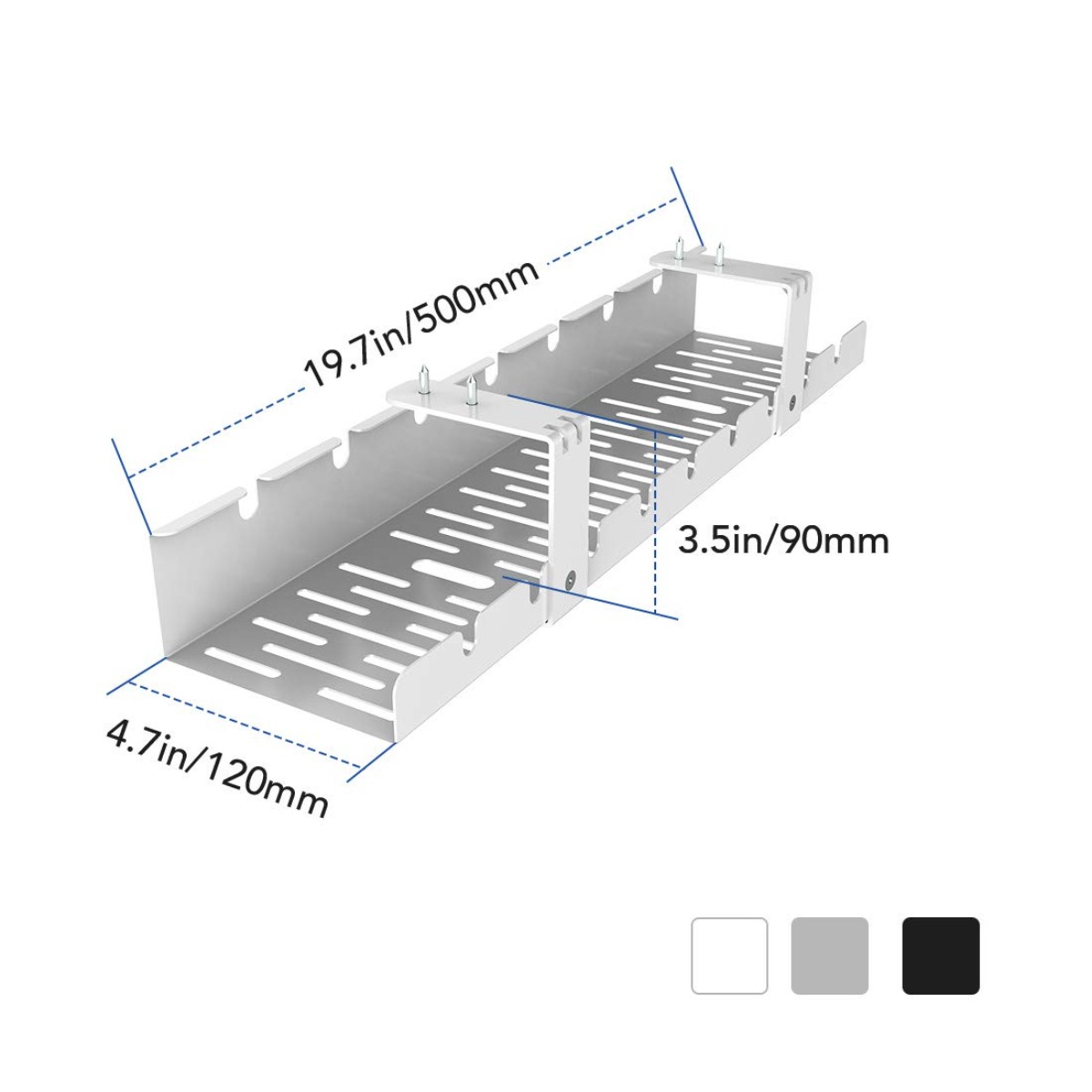 Organizer na kable pod biurko, – Desk Setup Workspace recenzja i cena