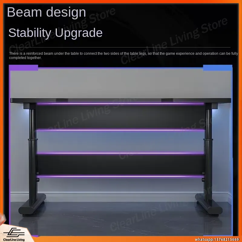 Elektryczne biurko gamingowe z – Desk Setup Ergonomics recenzja i cena