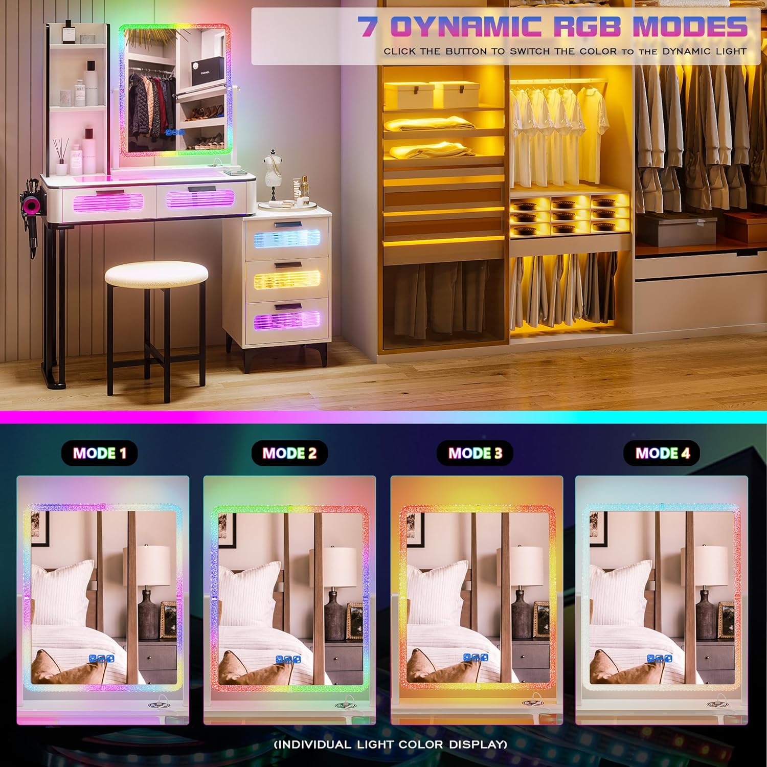 Biurko do makijażu i*-RGB z be – Desk Setup Charging Station recenzja i cena