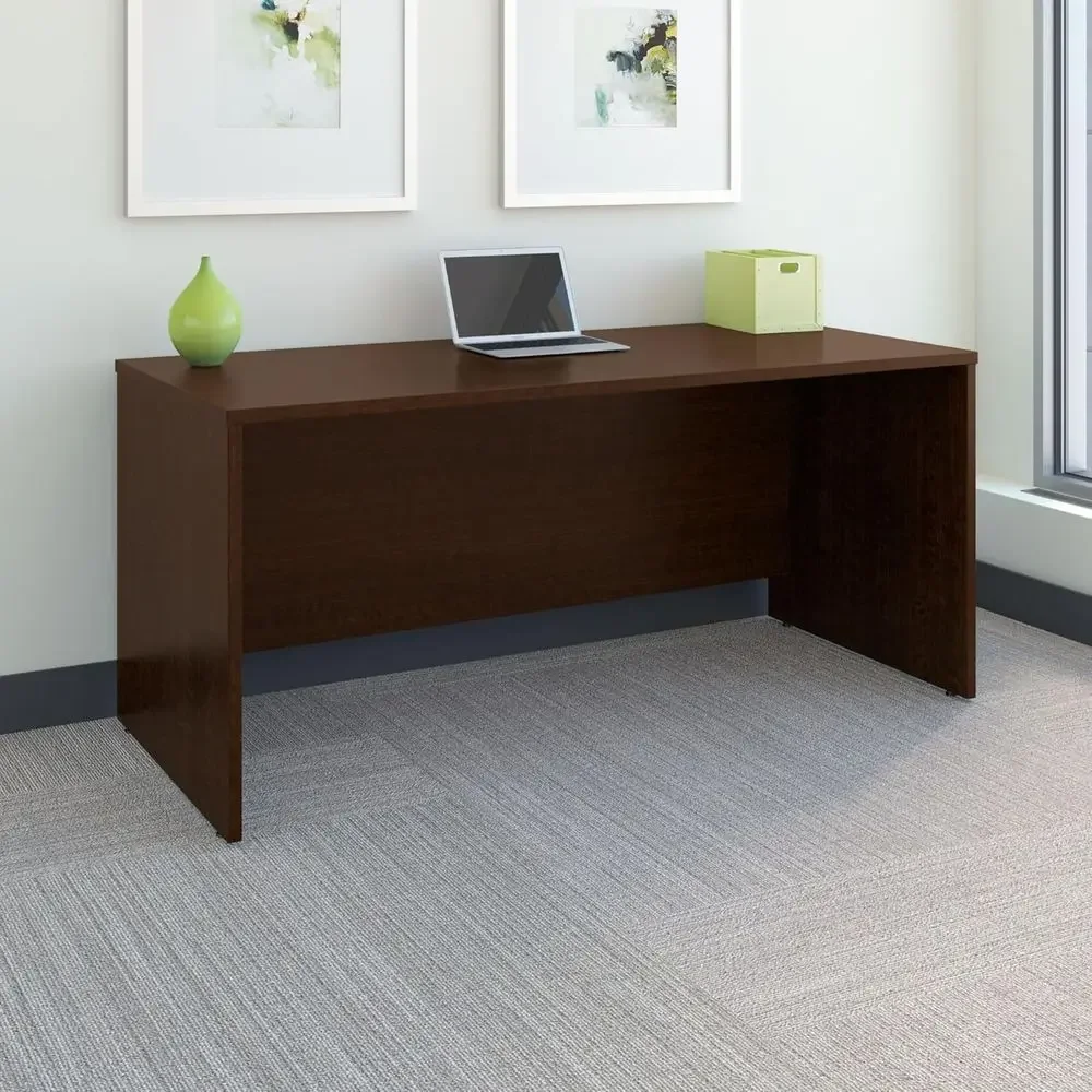 Biurko biurowe 66W Mocha Cherr – Desk Setup Workspace recenzja i cena