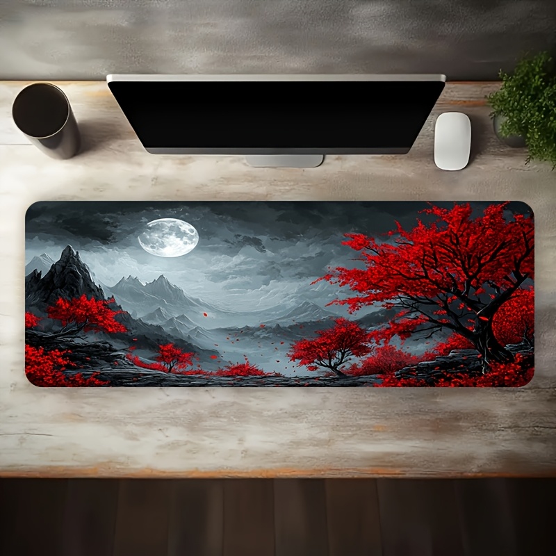 Czerwona Podkładka Pod Mysz z  – Desk Setup Red recenzja i cena