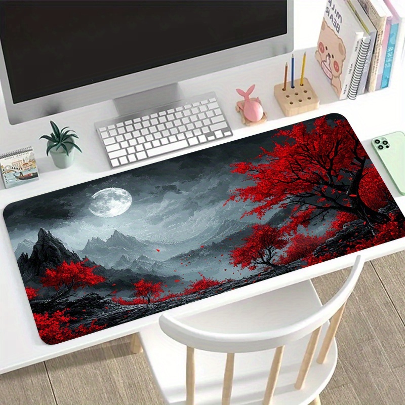 Czerwona Podkładka Pod Mysz z  – Desk Setup Red recenzja i cena