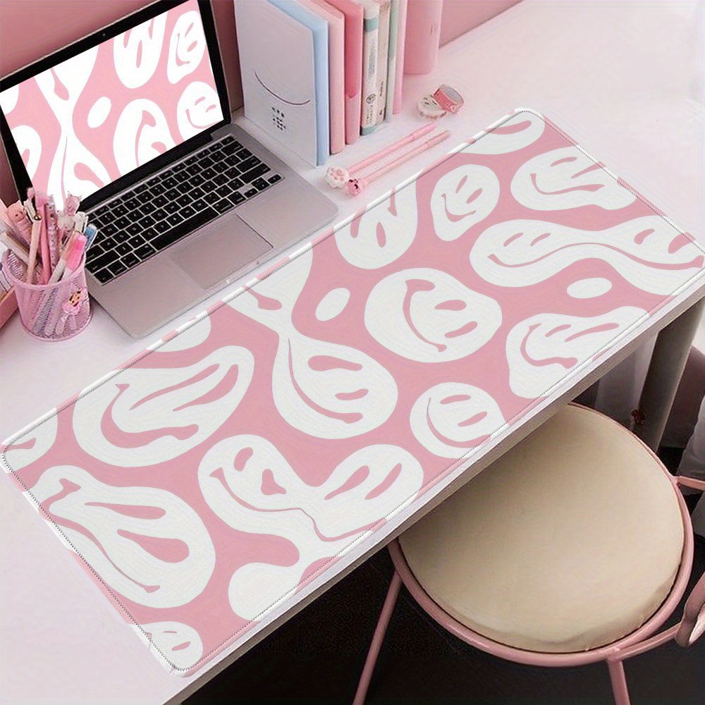 Estetyczna różowa podkładka na – Desk Setup Workspace recenzja i cena