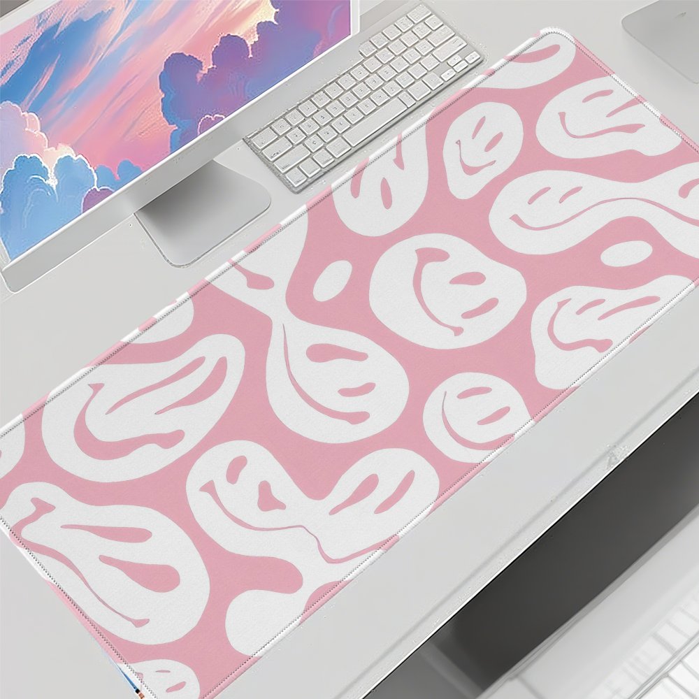 Estetyczna różowa podkładka na – Desk Setup Workspace recenzja i cena