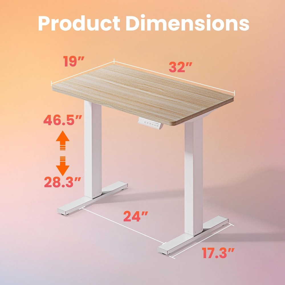 Małe elektryczne biurko stojąc – Desk Setup L Shaped recenzja i cena