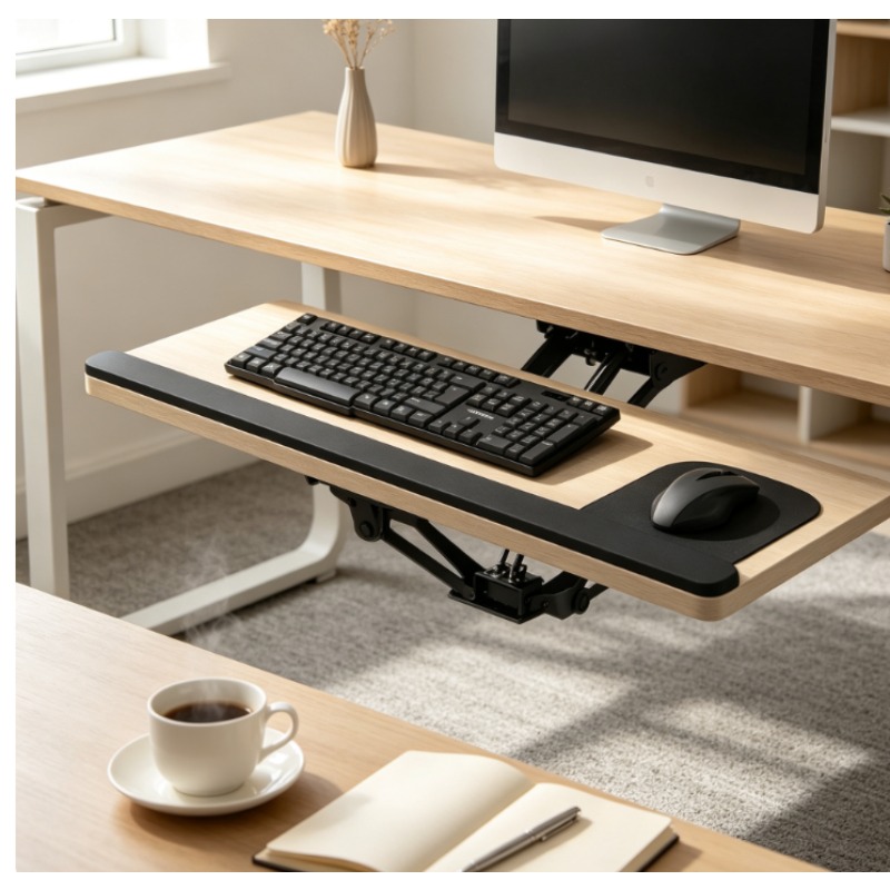 Półka na klawiaturę pod biurko – Desk Drawer Unit recenzja i cena