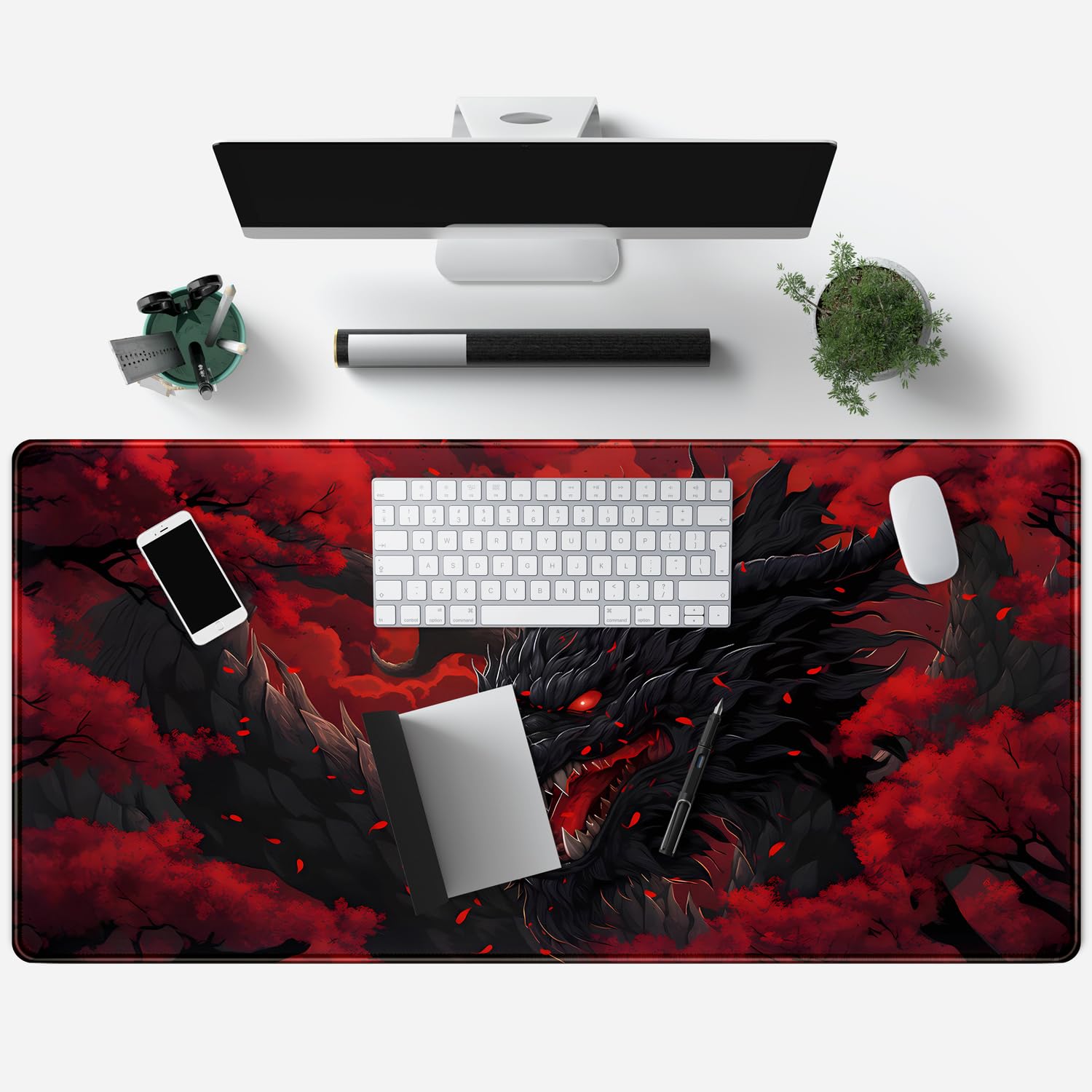 Ogromna podkładka pod mysz z m – Desk Setup Red recenzja i cena