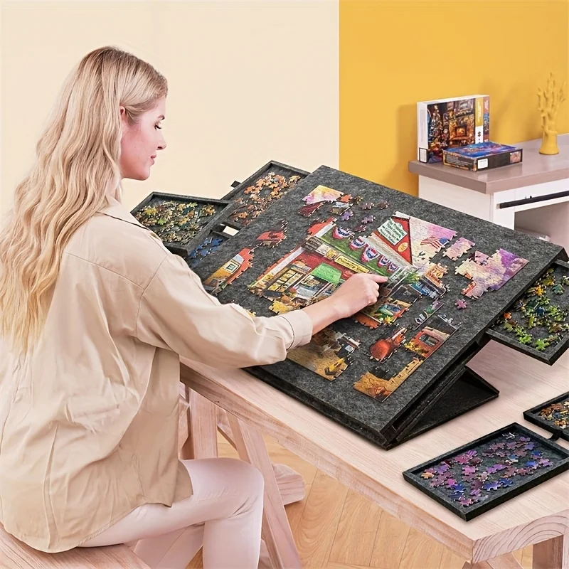 Stół do układania puzzli z 6 s – Desk Drawer Unit recenzja i cena
