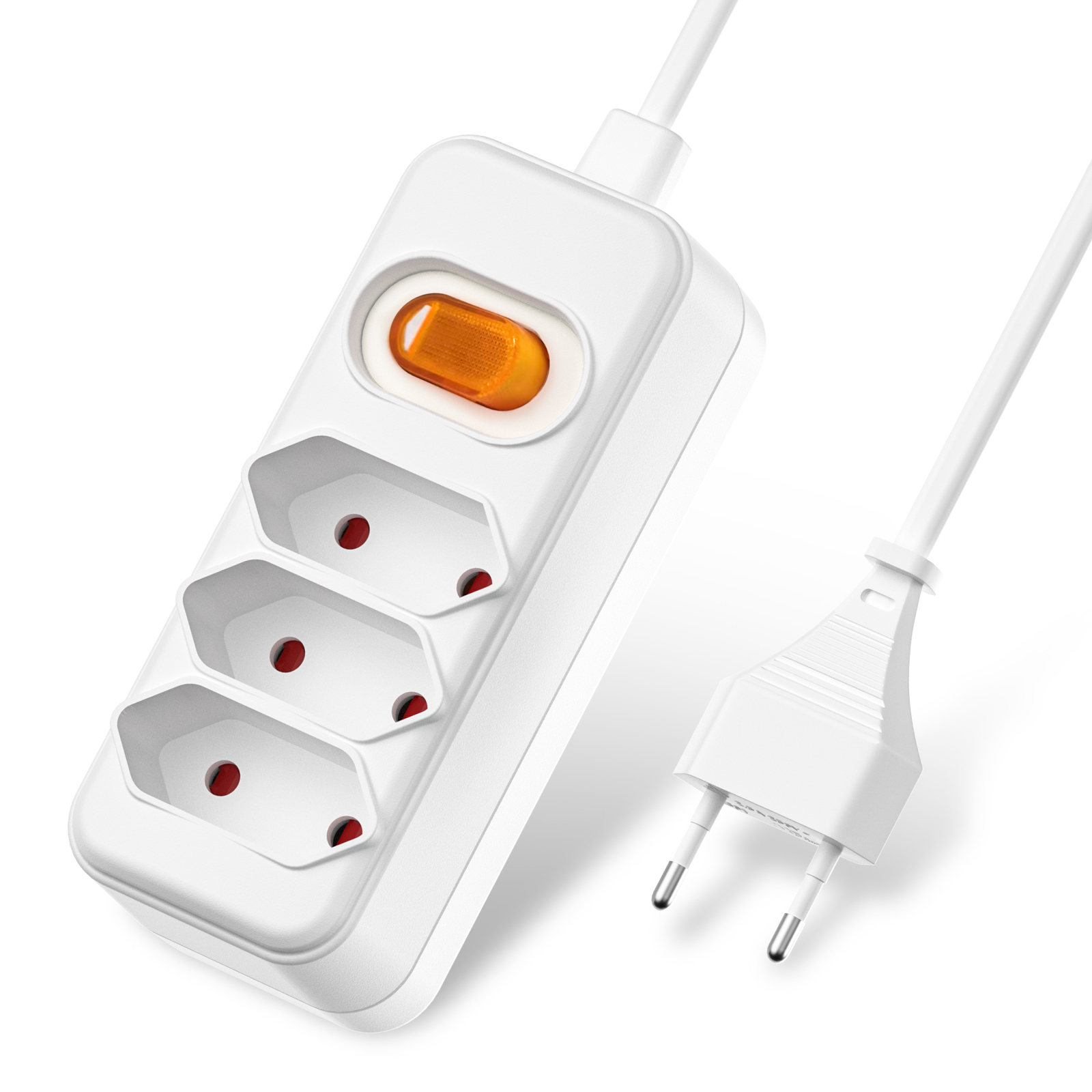 2-bolcowe gniazdo zasilania Eu – Power Strip Flat recenzja i cena
