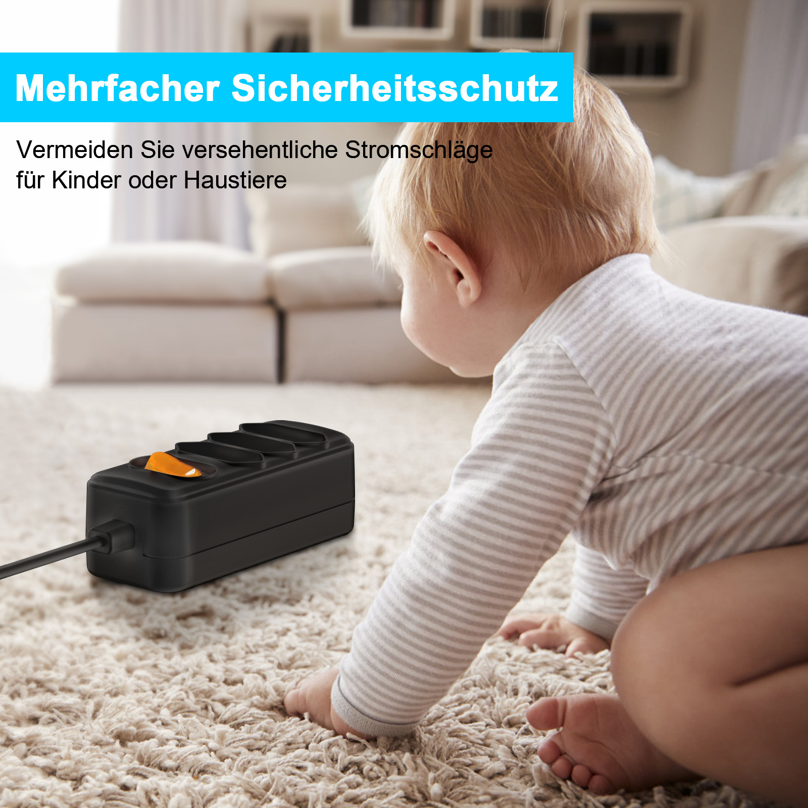 2-bolcowe gniazdo zasilania Eu – Power Strip Flat recenzja i cena