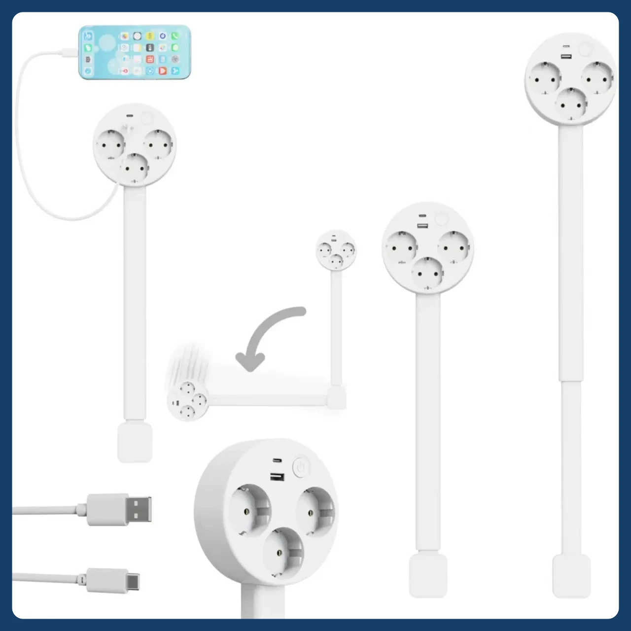 Listwa zasilająca oszczędzając – Power Strip Flat recenzja i cena