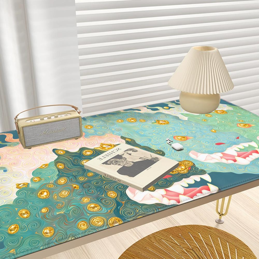 HYBXAXC Mythic Dragon Desk Mat – Desk Setup Workspace recenzja i cena
