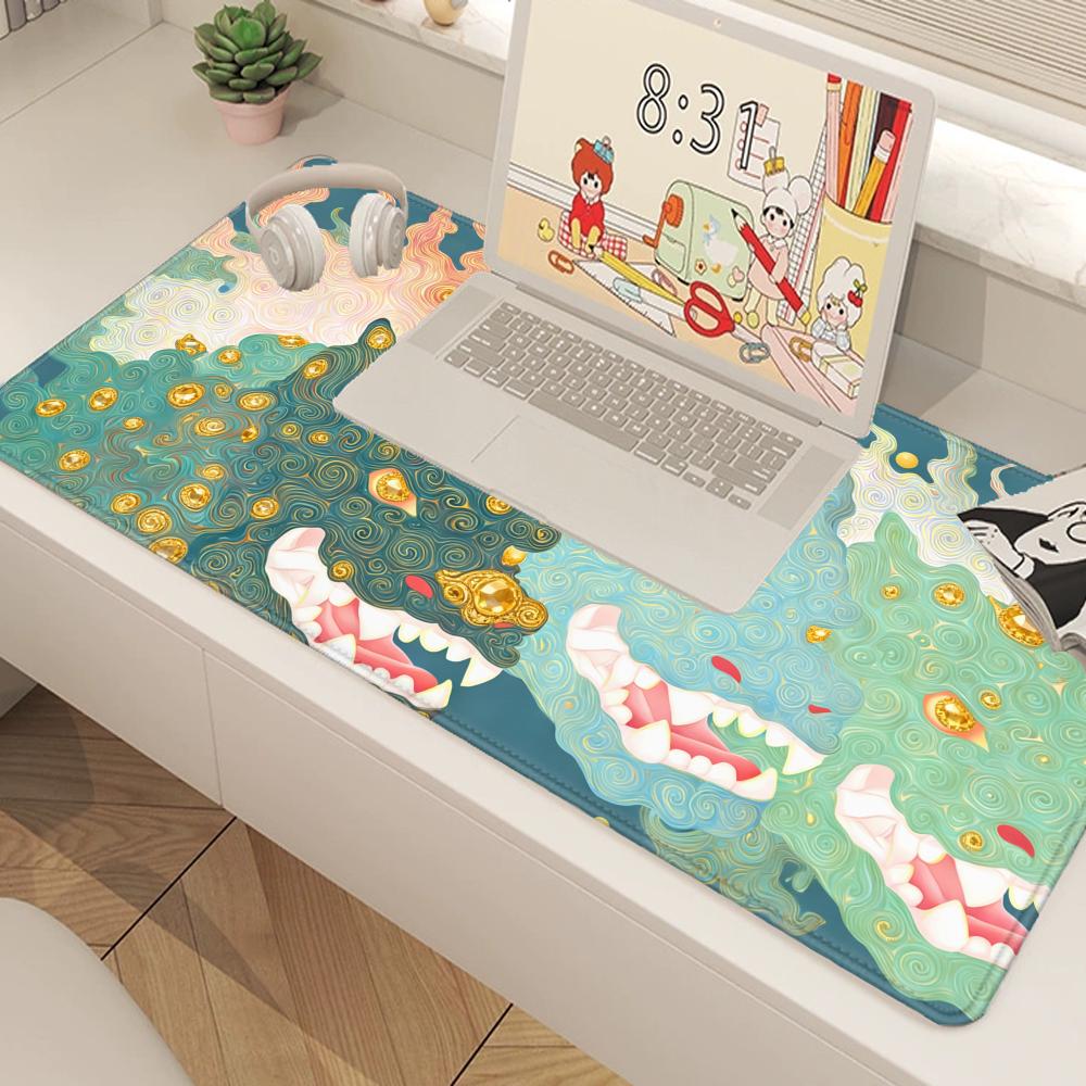 HYBXAXC Mythic Dragon Desk Mat – Desk Setup Workspace recenzja i cena