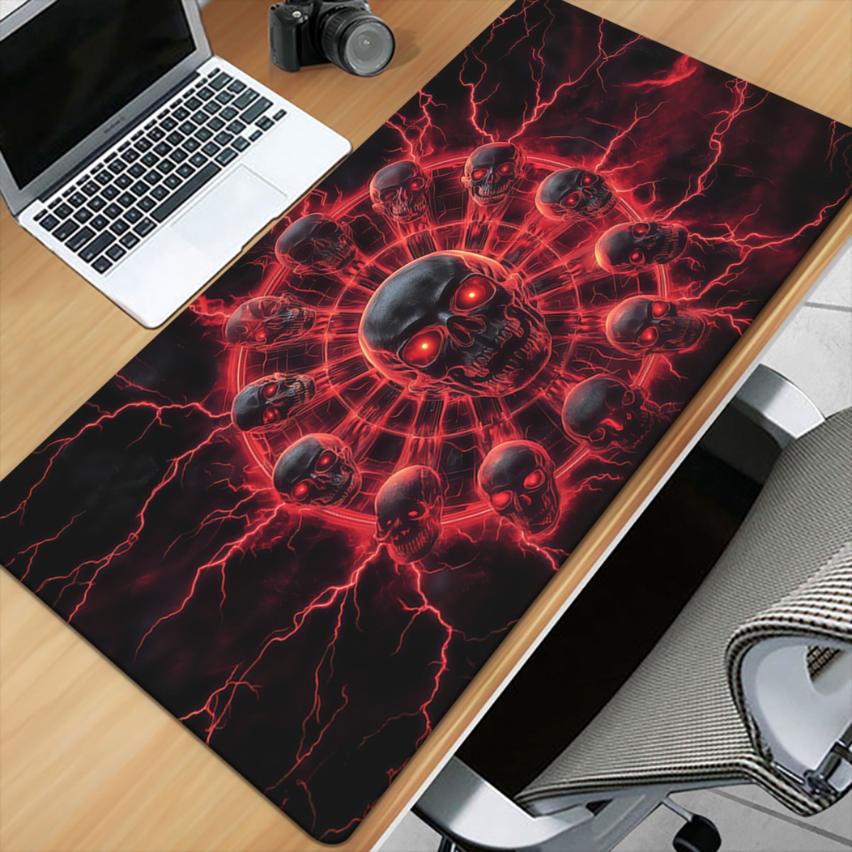 Podkładka na biurko do gier z  – Desk Setup Red recenzja i cena