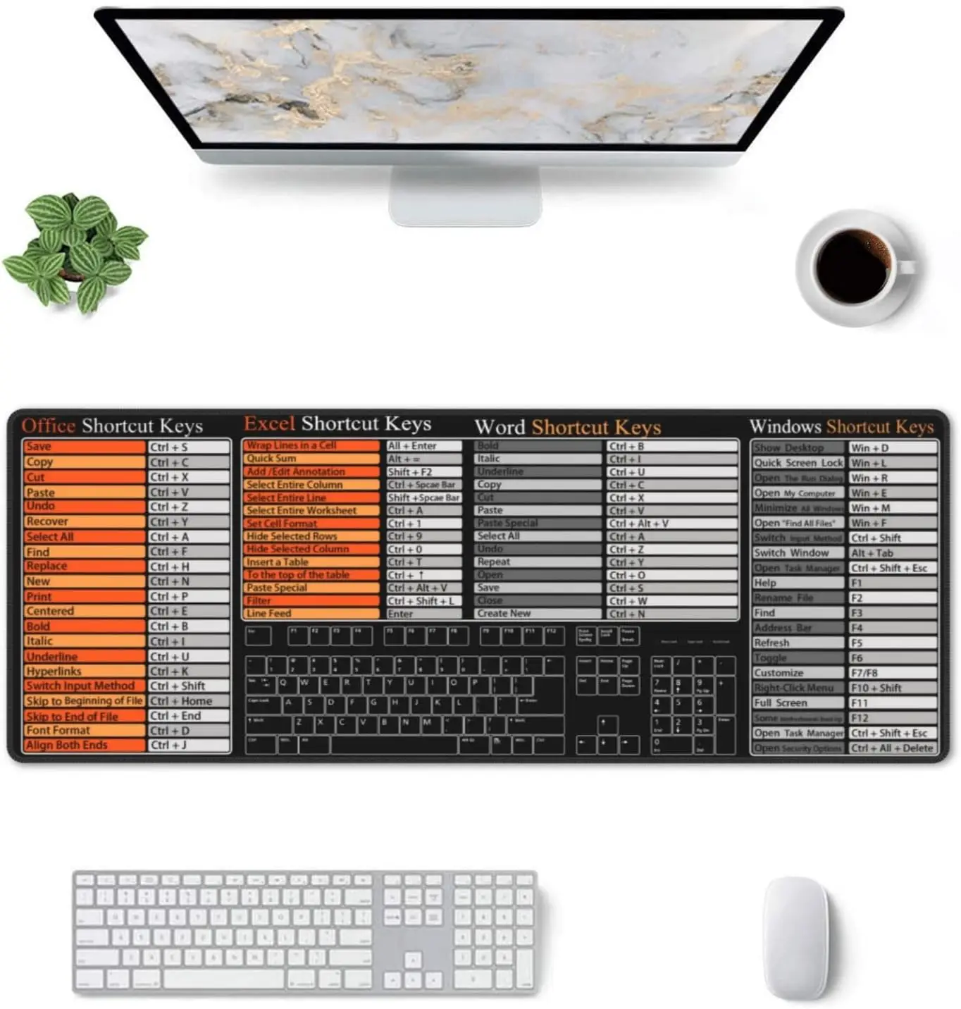 Stylowa podkładka pod mysz z k – Desk Setup Reference recenzja i cena