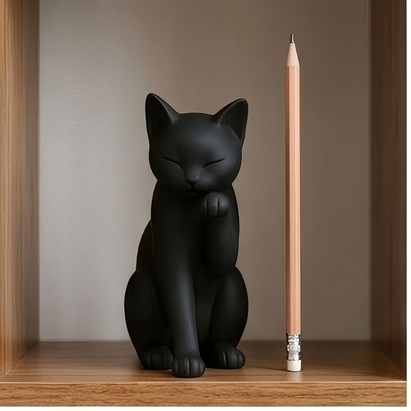 Figurka 3D Minimalistyczna Kot – Desk Setup Workspace recenzja i cena