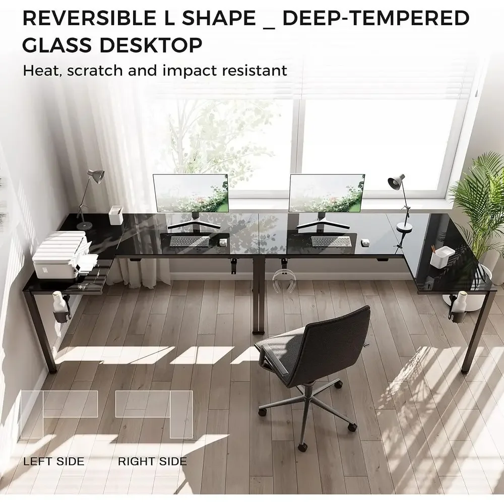 Biurko gamingowe w kształcie l – Desk Setup L Shaped recenzja i cena