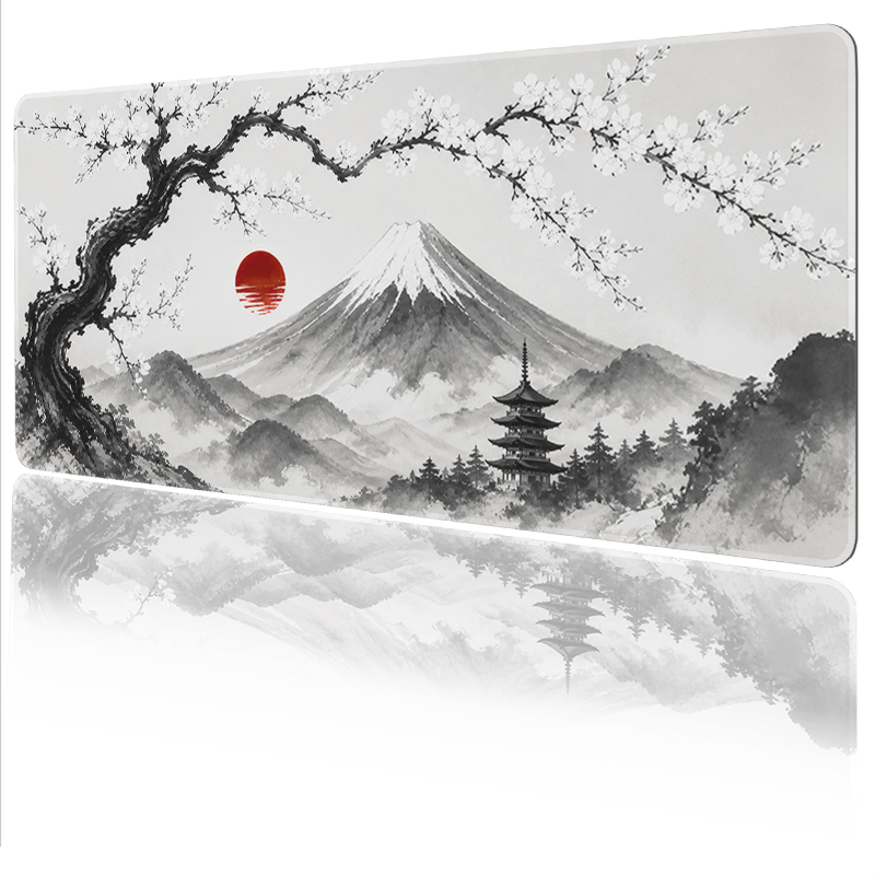 Podkładka pod mysz Ink Mountai – Desk Setup Red recenzja i cena