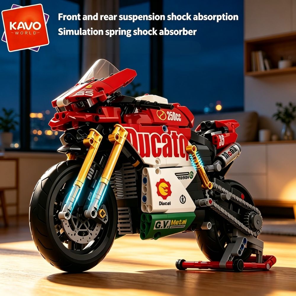 KAVOWORLD 883 Elementy 1:10 Ze – Desk Setup Red recenzja i cena